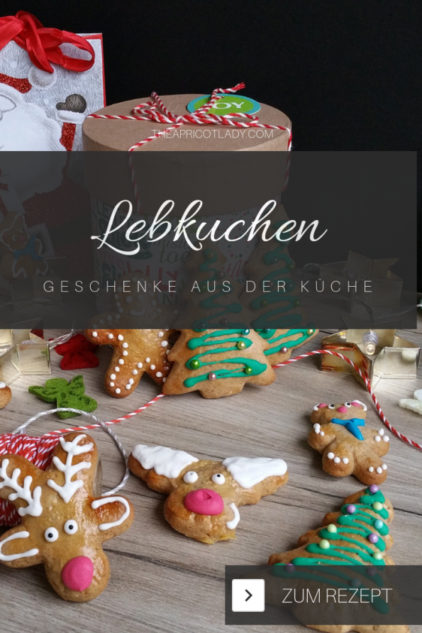 Lebkuchen liebevoll verzieren und als Geschenk zu Weihnachten verschenken. #kekse #geschenk #rezepte #lebkuchen #backen