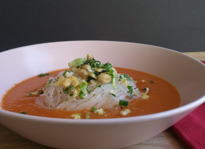 vegane Tomatensuppe Thai-Art (2)