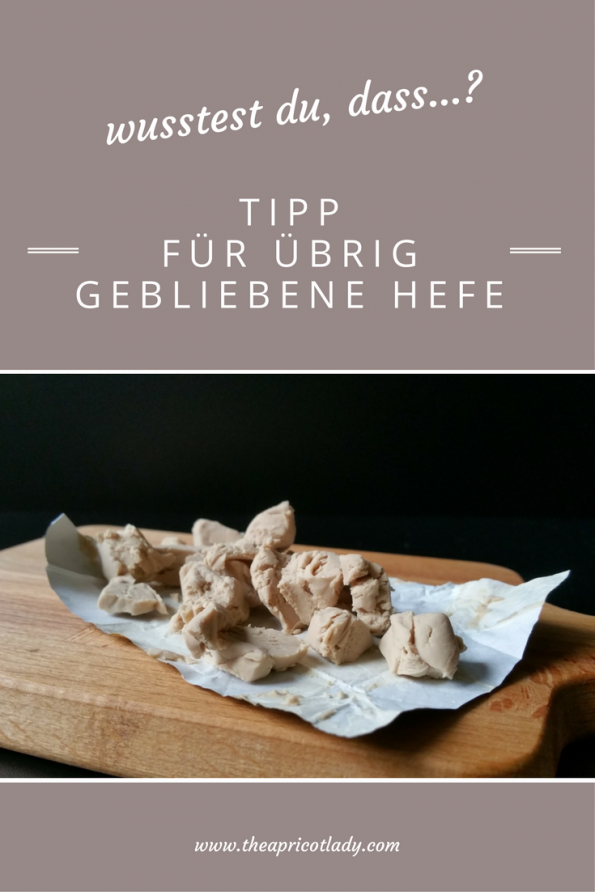 Tipp für übrig gebliebene Hefe