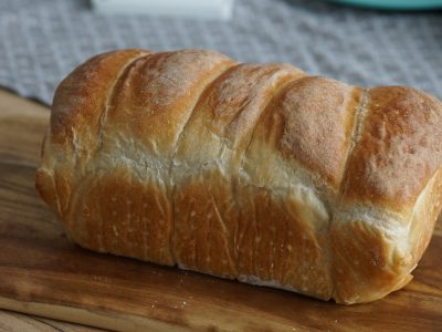 Toastbrot frisch gebacken