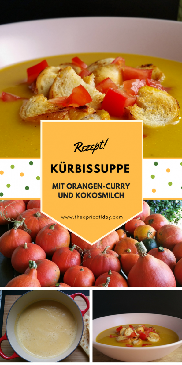 Kürbissuppe mit Orangen-Curry und Kokosmilch