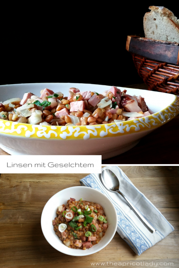 Linsen mit Geselchtem