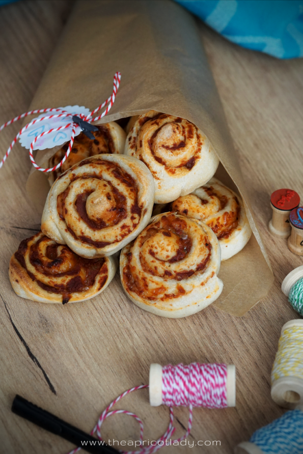 Pizzaschnecken - der perfekte Partysnack