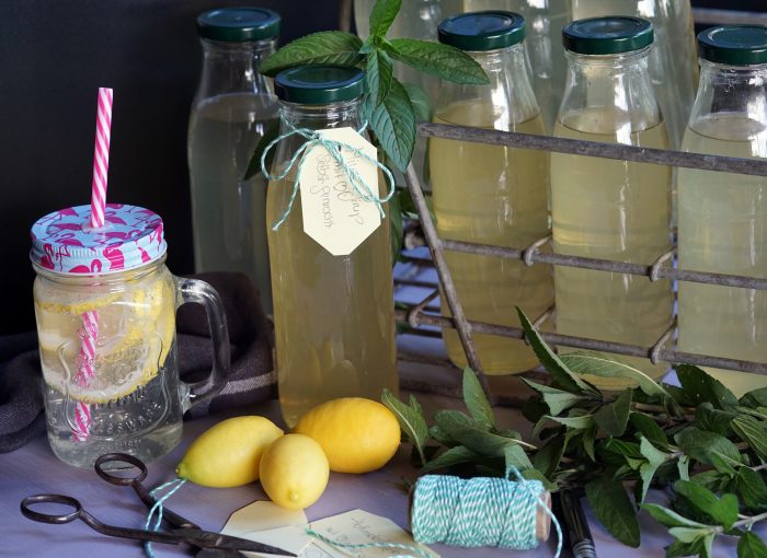 so kannst du Minz-Sirup einfach selbst machen! #rezepte #minze #sirup #einkochen #saft