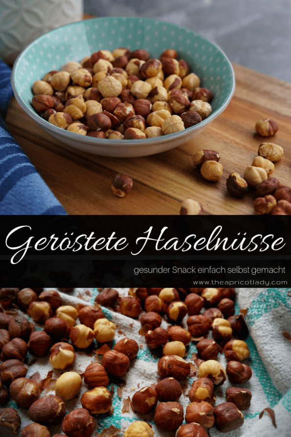 Geröstete Haselnüsse - gesunder Snack für Zwischendurch. #vegan #clean #bio #ohnezucker #snack