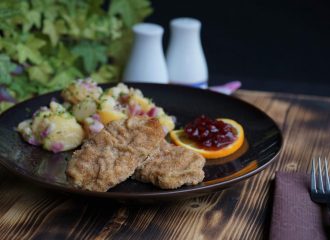 Schnitzel aus dem Backofen