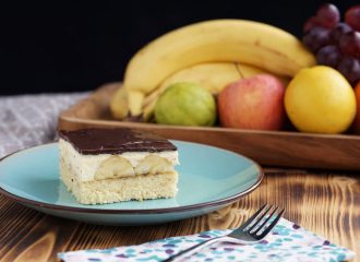 herrlich cremige Bananenschnitte