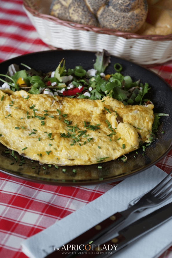 Omelette mit Pilzen