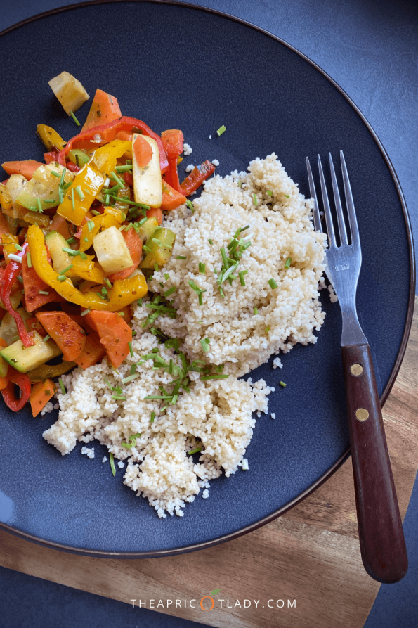 schnelle Gemüsepfanne mit Couscous