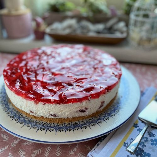 Erdbeertorte mit Vanillecreme (ohne Gelantine)