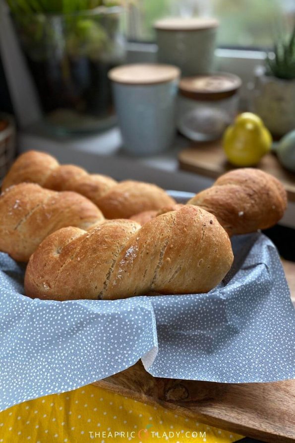 no-knead Brötchen / Sandwichbrötchen