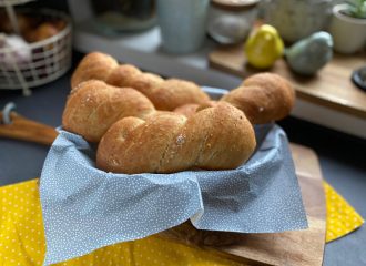 no-knead Brötchen / Sandwichbrötchen