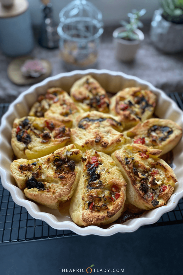 gebackene Kartoffelknödel - vegetarisch gefüllt