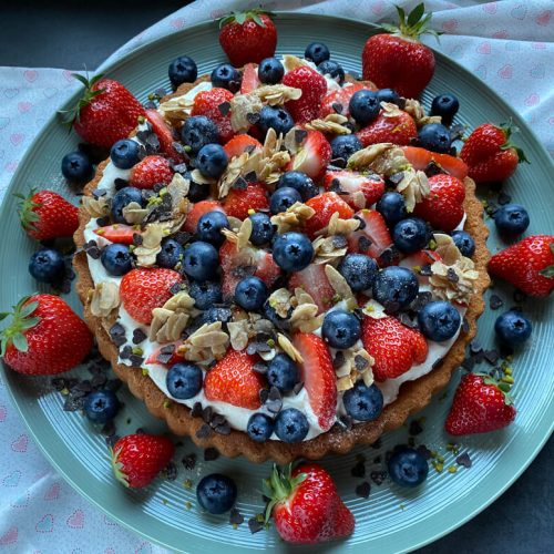 schnelle Beerentorte