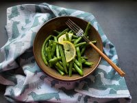 warmer grüner Bohnensalat